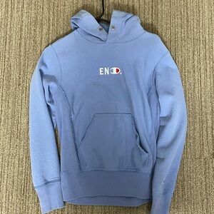 Vintage Champion Men's End Hoodie